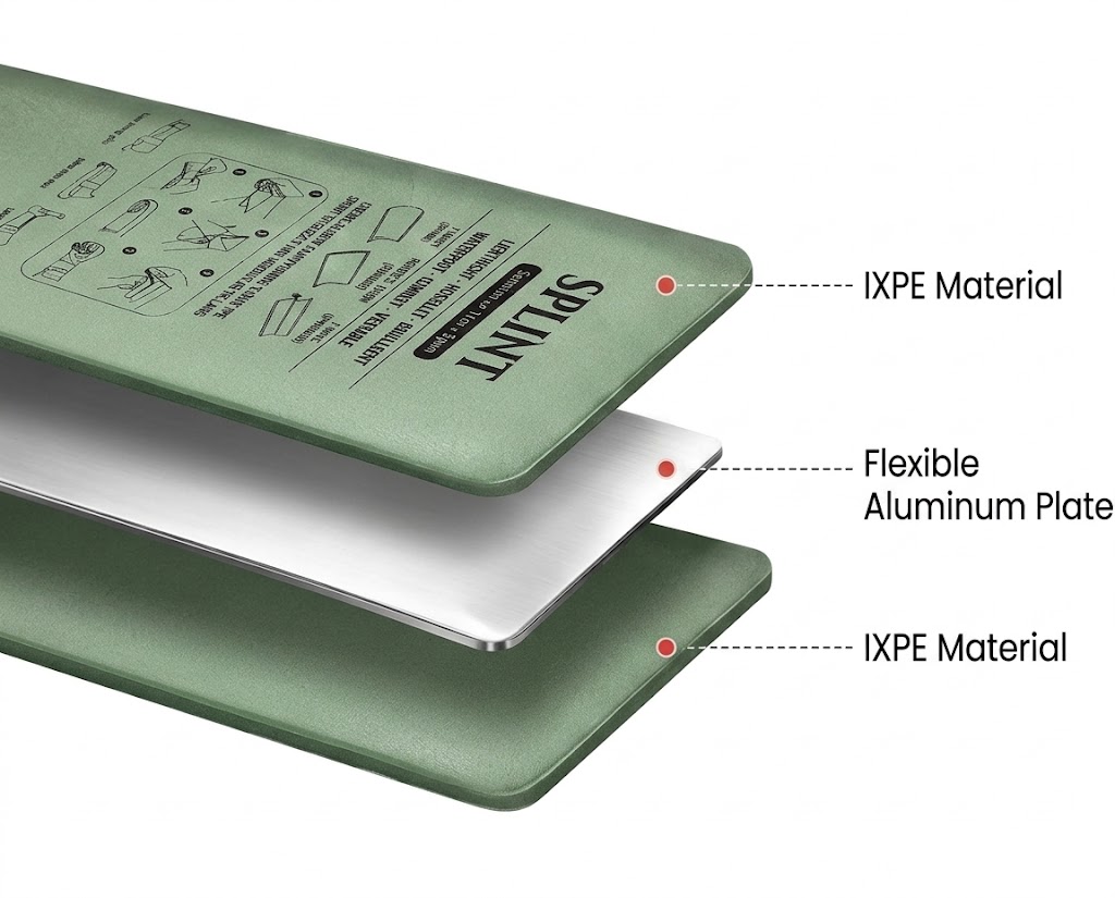 Flexible Aluminum Core First Aid Splint