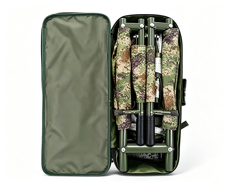 4 Fold Aluminum Alloy Tactical Folding Stretcher