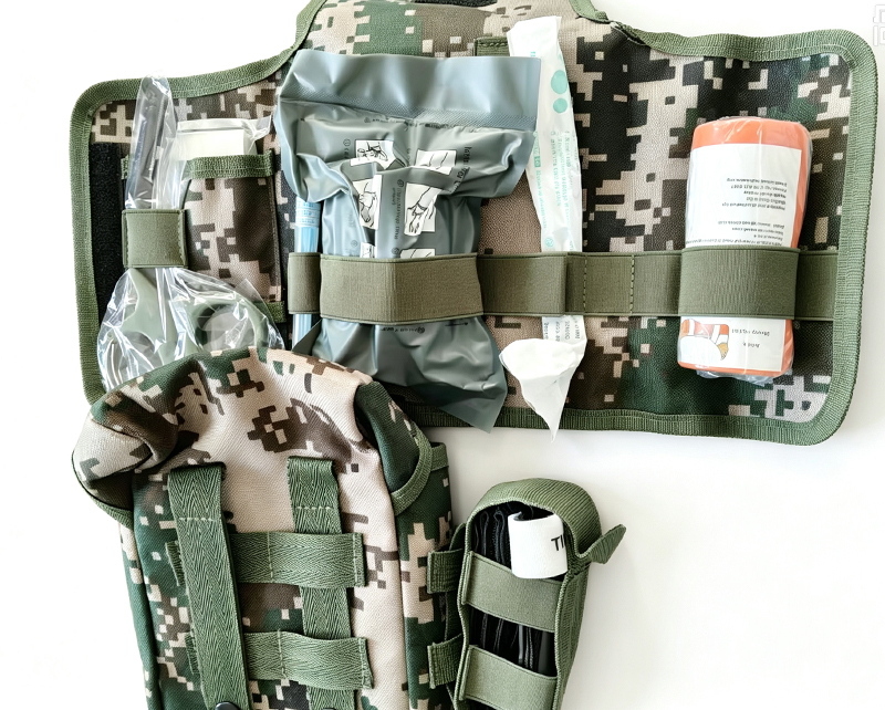 Tactical IFAK Medical Roll-Out Pouch & First Aid Kit